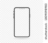 trendy smartphone isolated on... | Shutterstock .eps vector #1809098983