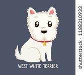Vector Icon Of Dog Breeds  West ...