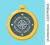vector science compass icon.... | Shutterstock .eps vector #1325795816