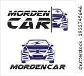 modern car logo vector... | Shutterstock .eps vector #1932745646