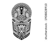 tattoo tribal abstract sleeve ... | Shutterstock .eps vector #1908828910