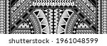 polynesian tattoo pattern maori ... | Shutterstock .eps vector #1961048599