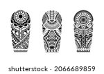tattoo tribal abstract sleeve... | Shutterstock .eps vector #2066689859