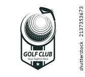 golf sport logo designs vector. ... | Shutterstock .eps vector #2137353673