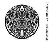 maori circle tattoo shape ... | Shutterstock .eps vector #2148530319