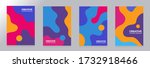 modern abstract cover design .... | Shutterstock .eps vector #1732918466