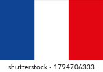 france flag vector graphic.... | Shutterstock .eps vector #1794706333
