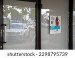 Small photo of 2023 May 5: Santa Clarita, Ca-USA: Close-up closed sign Jenny Craig weight loss clinic exterior store front entrance. Retail stores are closed for business.