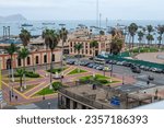 Small photo of Callao Monumental, Callao Peru; August 28 2023. Panoramic view of the area called Monumental Callao where you can see the Emilio San Martin Square.