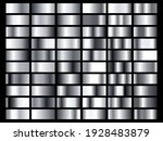 set of silver foil texture... | Shutterstock .eps vector #1928483879
