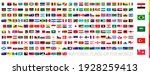all flags of the world in... | Shutterstock .eps vector #1928259413