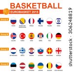 basketball  eurobasket 2015 ... | Shutterstock .eps vector #306248819