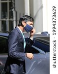 Small photo of London, United Kingdom - June 16 2021: Chancellor of the Exchequer Rishi Sunak arrives in 10 Downing Street.