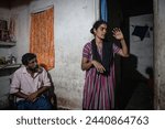 Small photo of KERALA, INDIA - MARCH 3, 2018: Indian migrant worker Jessy Mathew describes abuses she suffered from at the hand of her employer in the Gulf Arab region where labor rights violations are rampant.