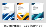 set of book cover brochure... | Shutterstock .eps vector #1934084489