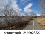 Small photo of Winter. Sloan's Lake Park, Denver, Colorado, USA