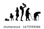 Silhouettes Of People. The...