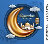 ramadan kareem concept banner... | Shutterstock .eps vector #2117151989