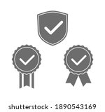 warrantee guarantee badge and... | Shutterstock .eps vector #1890543169