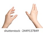 Hands gesturing  acting during...