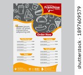 franchise yummy food menu... | Shutterstock .eps vector #1897609579