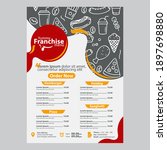 yummy food franchise template... | Shutterstock .eps vector #1897698880