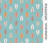 simple  modern autumn leaves... | Shutterstock .eps vector #1852059316