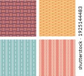set of knitted  woven ... | Shutterstock .eps vector #1925144483