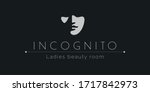 incognito logo template. luxury ... | Shutterstock .eps vector #1717842973