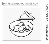  superfood line icon. sweet... | Shutterstock .eps vector #2152704693