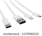 White Usb Data Cables Type A ...
