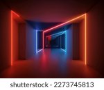 3d rendering, glowing lines, neon lights, abstract psychedelic background, ultraviolet, vibrant colors High quality photo