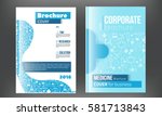 medical brochure design... | Shutterstock .eps vector #581713843