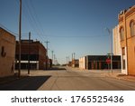 Small photo of Empty Streets in Old Town of Hollis Oklahoma