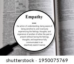Empathy Word In A Dictionary....