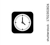 clock icon vector. time icon... | Shutterstock .eps vector #1702302826