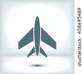 plane icon | Shutterstock .eps vector #458695489