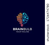 Brain Bulb Logo Vector Design...