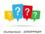 question box with mar icon.... | Shutterstock .eps vector #2096999689