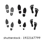 Collection Of Footprints Shoes...