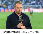 Small photo of MOENCHENGLADBACH, GERMANY - JUNE 13, 2022: Head coach Hansi Flick. The football match of UEFA Nations League 2023 between Germany vs Italy