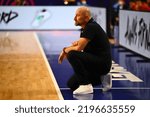 Small photo of COLOGNE, GERMANY - SEPTEMBER 1, 2022: Adis Beciragic. The basketball match of Eurobasket 2022 Bosnia and Herzegovina – Hungary.