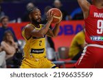 Small photo of COLOGNE, GERMANY - SEPTEMBER 1, 2022: John Roberson. The basketball match of Eurobasket 2022 Bosnia and Herzegovina – Hungary.