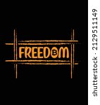 freedom crypto bitcoin btc t... | Shutterstock .eps vector #2129511149