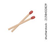 unused matches stick isolated... | Shutterstock .eps vector #2158432829