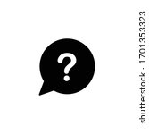 question mark icon  question... | Shutterstock .eps vector #1701353323