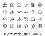 icons set. business and finance ... | Shutterstock .eps vector #1894340089