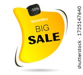 big  exclusive sale  low prices ... | Shutterstock .eps vector #1725147640
