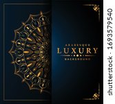 luxury mandala background  ... | Shutterstock .eps vector #1693579540