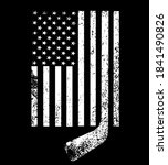 white black american flag with... | Shutterstock .eps vector #1841490826